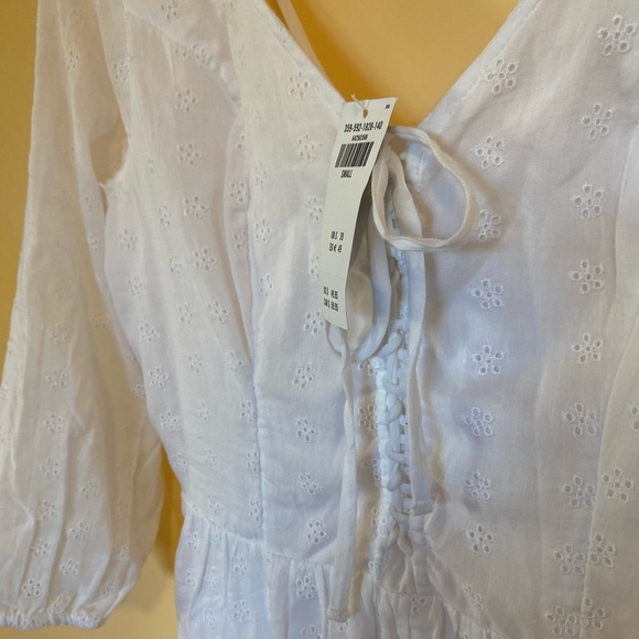 White babydoll summer dress - Picture 4 of 7